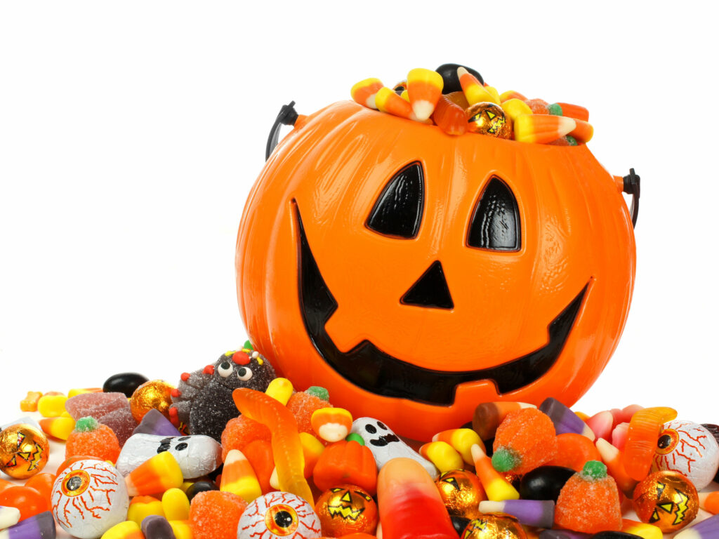 An image of Halloween decorations.